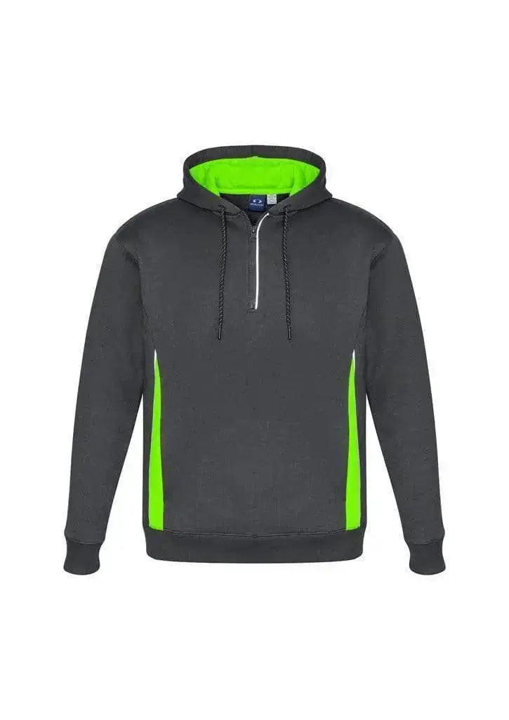 Biz Collection Active Wear Grey/Fluoro Lime/Silver / XS Biz Collection Adult’s Renegade Hoodie SW710M